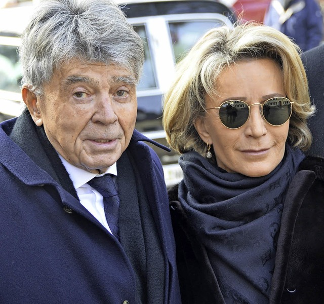 Frieder Burda und seine Ehefrau Elke. | Foto: Helmut Seller Frieder Burda und seine Ehefrau Elke. | Foto: Helmut Seller