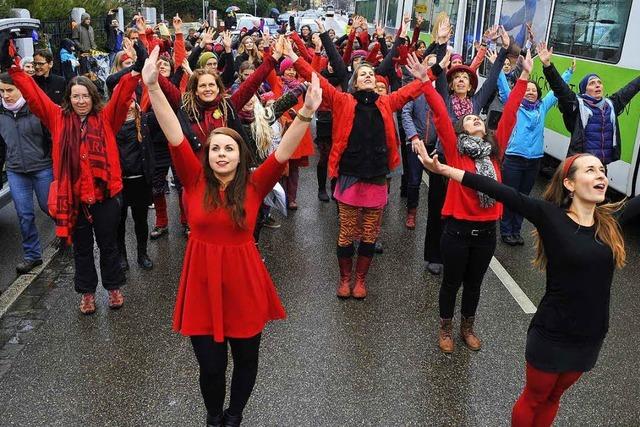 Am Montag startet das Training fr den Tanzflashmob 