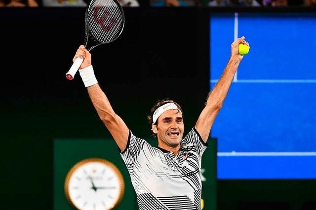 35 Jahre alter Roger Federer gewinnt Australian Open