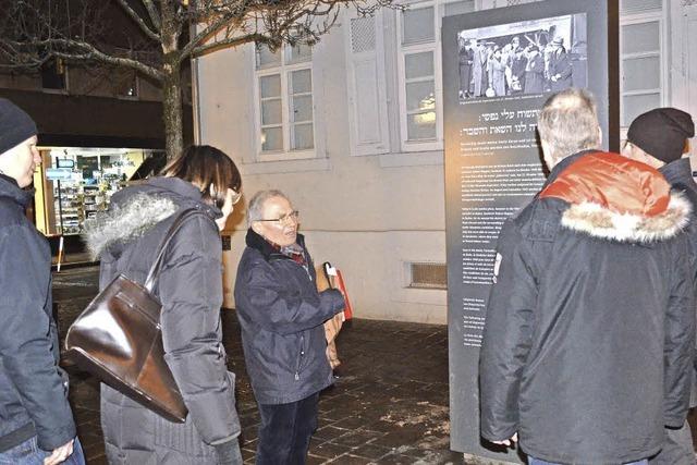 Ein Stadtrundgang zum Schicksal der Lrracher Juden