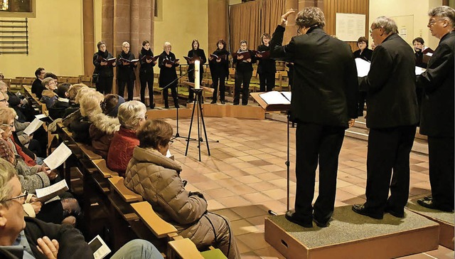 Spannende Auswahl englischer Chormusik...he: der Chor der Singwoche Castagneto   | Foto: Wolfgang Knstle