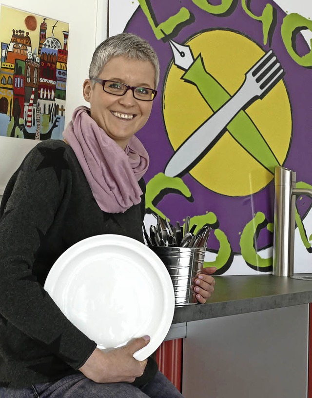 Birgit Eske, Leiterin der Logo Food-Me...abflle fallen in geringen Mengen an.   | Foto: Stefan Limberger-Andris