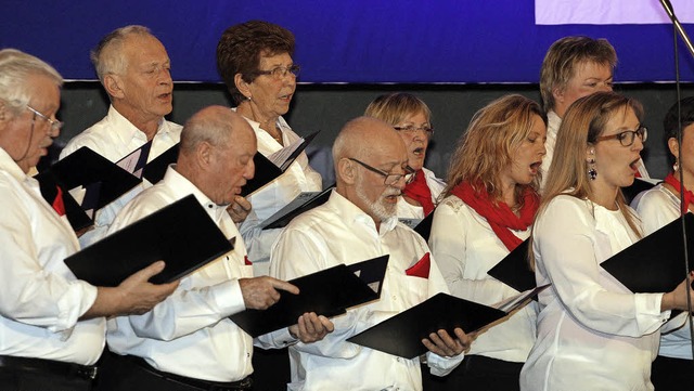 Das Konzert des Gesangvereins Concordi...m in der Rheinauenhalle in Ottenheim.   | Foto: Heidi Fssel
