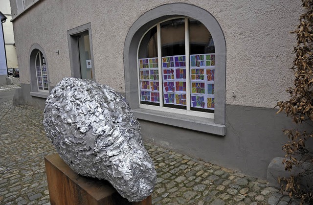 In der Kirchstrae 16 in Staufen erff... als offenes Atelier und Kunstschule.   | Foto: Fotos: Hans-Peter Mller