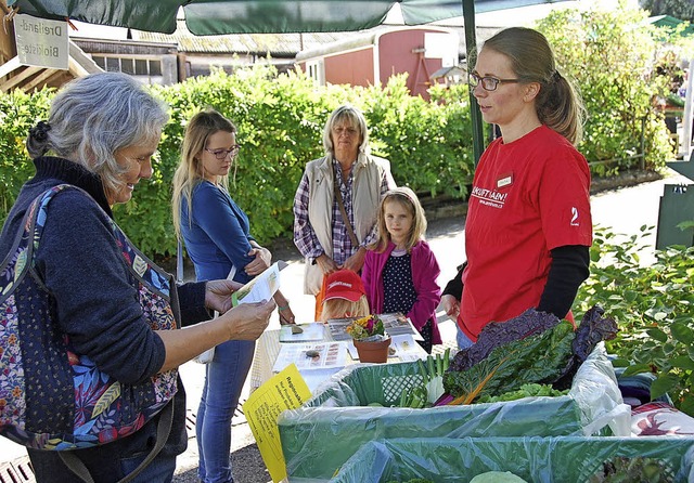 Die Vermarktung der Produkte des Hofs ...urde jetzt auch die Bilanz vorgelegt.   | Foto: Edgar Steinfelder