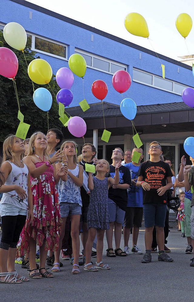 Das Schulleben an der Ferdinand-Ruska-...r Gemeinschaftsschule bunter geworden.  | Foto: sgi