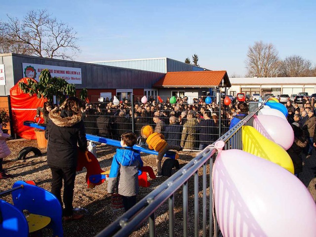 Da ist das &#8222;Gezi Park&#8220;-Sch... dem Gelnde der Alevitischen Gemeinde  | Foto: Susanne Ehmann