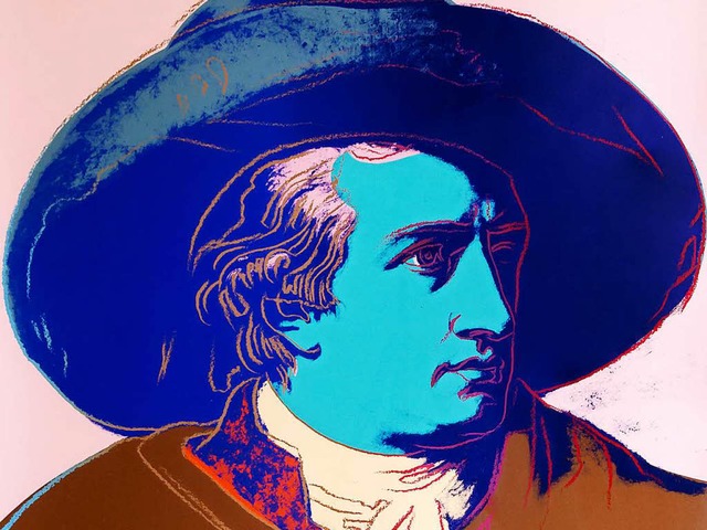 Goethe zahlte keine Rentenversicherung...bzeiten (1749&#8211;1832) noch nicht.   | Foto: Warhol Foundation