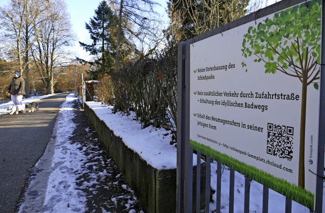 Der Schiepark soll auf jeden Fall erhalten bleiben.   | Foto: Hans-Peter Mller