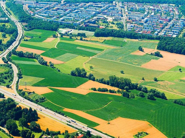 Der neue Stadtteil Dietenbach soll dir...hr als 12000 Einwohner haben.Stadtteil  | Foto: Nils Theurer