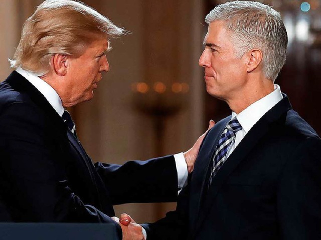 Neil Gorsuch soll nach dem Willen von ...US-Gericht, dem Supreme Court, werden.  | Foto: dpa