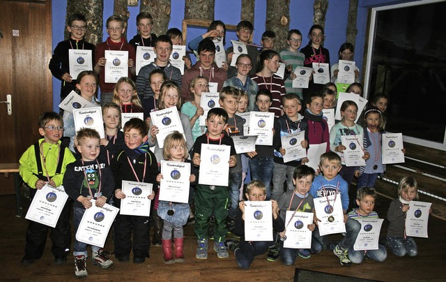 Letztlich gab es beim Kinderskifest de...esamtergebnis zusammengefhrt wurden.   | Foto: Veranstalter