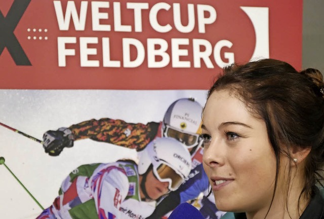 Voller Vorfreude auf den Heimweltcup a...kicrosserin Daniela Maier vom SC Urach  | Foto: bachmann