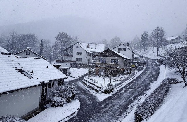 An 27 Tagen lag im Januar Schnee im Mnstertal.   | Foto: Patrick Ohnemus