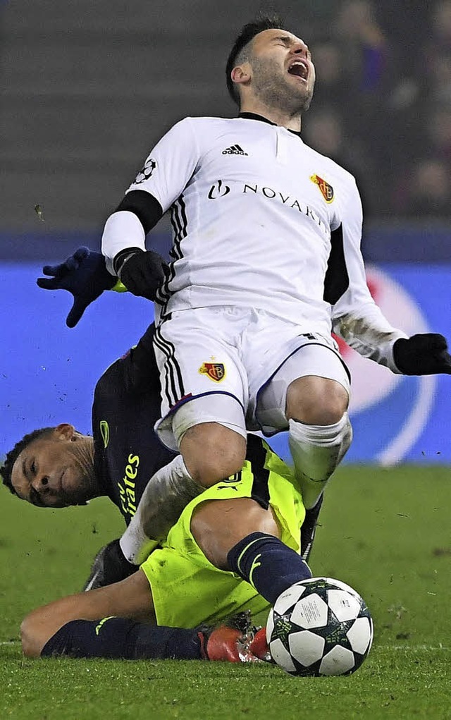Nur international lieen sich  Renato ...eague-Rckspiel gegen Arsenal London.   | Foto: afp