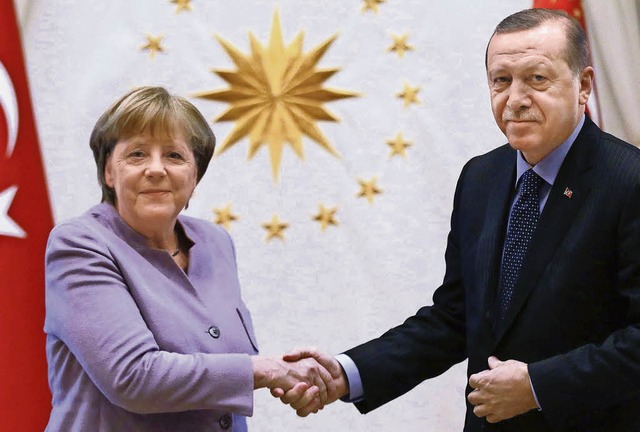 Schwierige Partnerschaft: Angela Merkel und Recep Tayyip Erdogan  | Foto: AFP