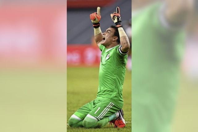 Der 44-jhrige Torwart El Hadary erreicht mit gypten das Finale des Afrika-Cups