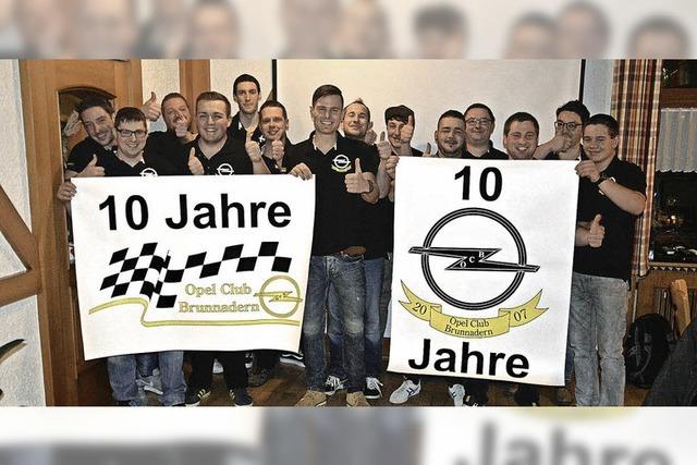 Opel Club feiert sein zehnjhriges Bestehen