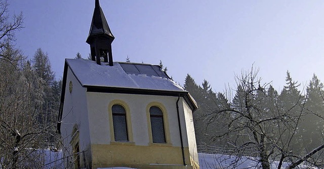 &#8222;Droben stehet die  Agatha-Kapel...0;. Sie wurde vor  150 Jahren erbaut.   | Foto: hans-jrgen Wehrle