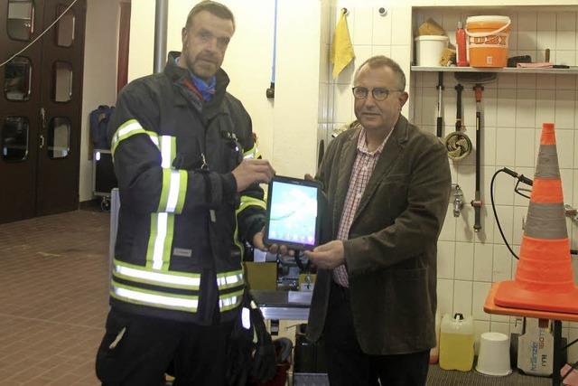 Ein Tabletcomputer für die Feuerwehr