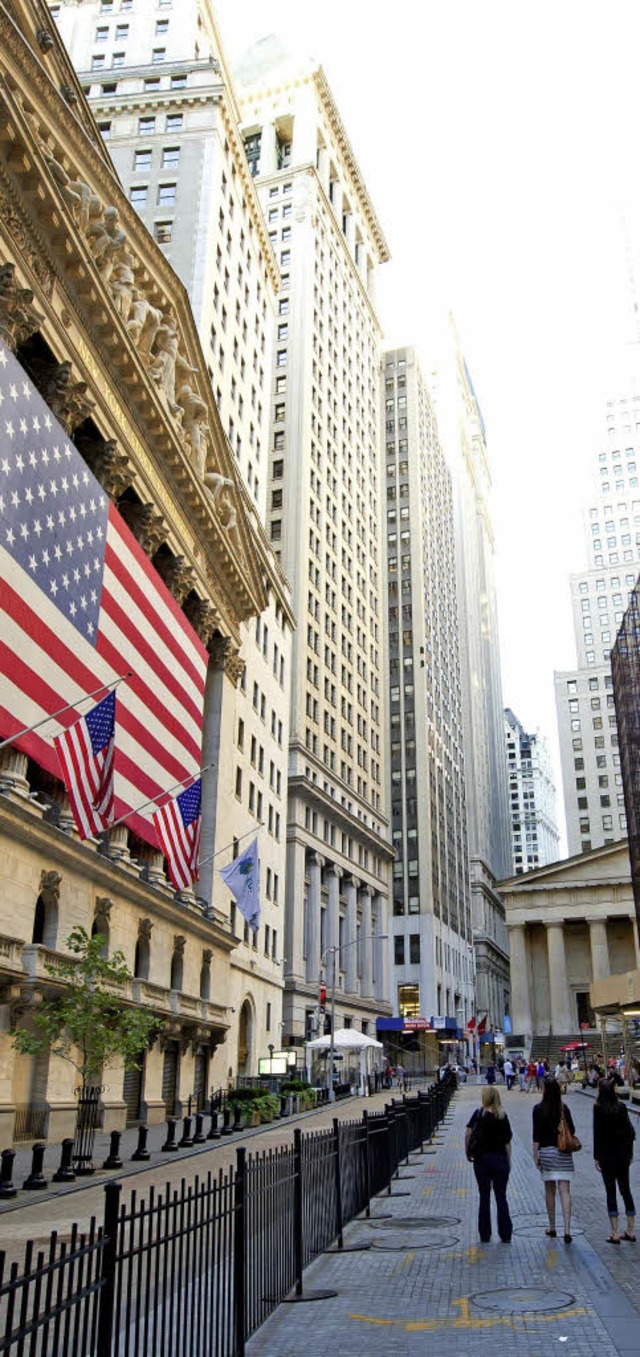 An der Wall Street herrscht groe Freude.  | Foto: dpa