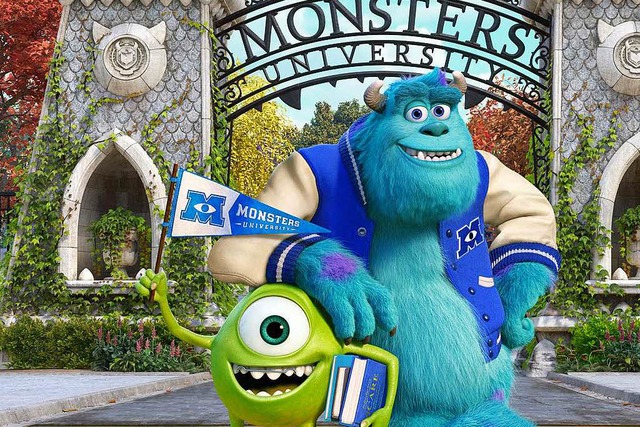 So hat alles angefangen bei den Monste...Monster Uni&quot; ist neu auf Netflix.  | Foto: Walt Disney Studios, Motion Pictures