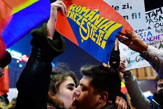 Fotos: Massenproteste in Rumnien