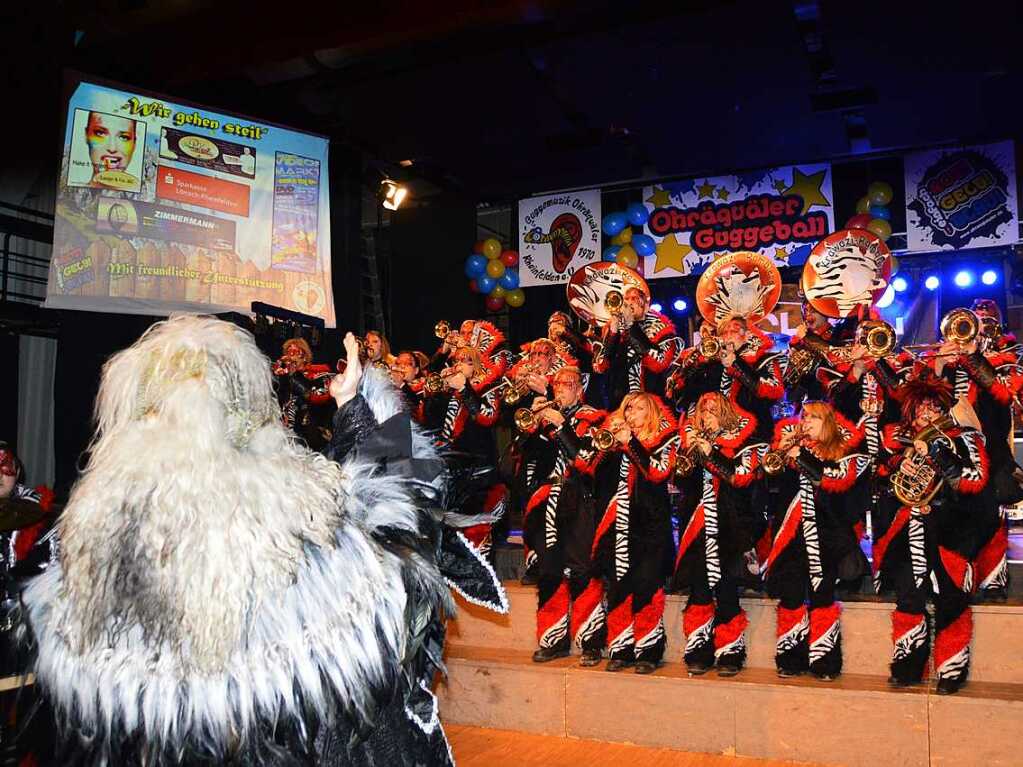 Auftritt der Gugge Krawazi-Ramblers aus Villingen-Schwenningen.