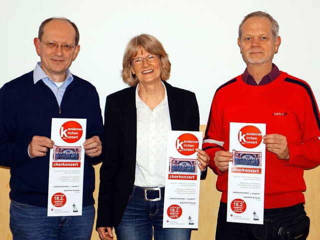 Das neue Organisationsteam fr die Reihe der Kanderner Kirchenkonzerte  | Foto: Silke Hartenstein