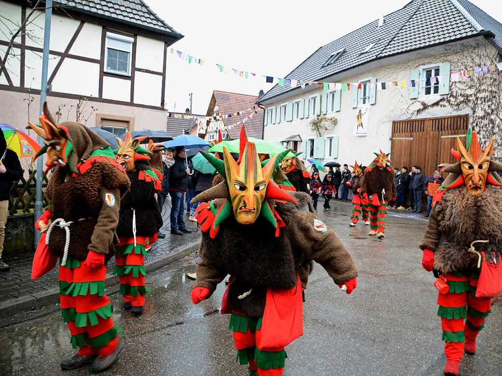 Umzug in Forchheim.  Kppli-Baschi aus Malterdingen.