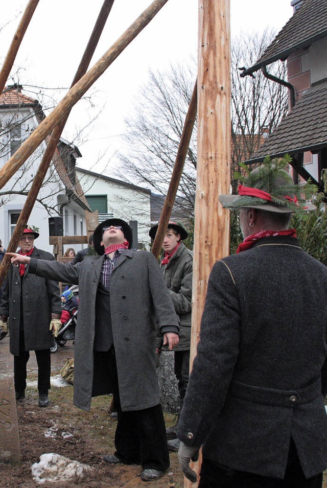 Die Chloschterhfer Wlder sind die Wehrer Experten in Sachen Narrenbaum.    | Foto: Jrn Kerckhoff