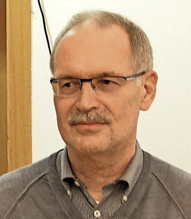 Hat  jetzt die Goldene Verdienstplakette: Peter Meier  | Foto: Gollin