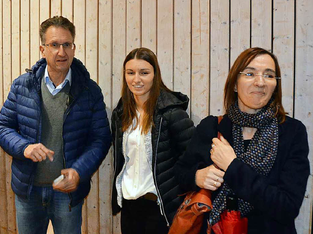 Musste sich geschlagen geben: Matthias Strittmatter mit seiner Familie