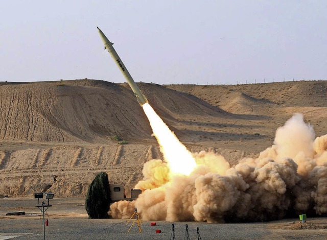 Iranische Kurzstreckenrakete    | Foto: DPA