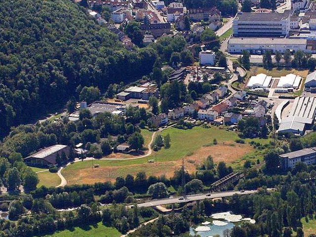 Die Freiflche der Hugenmatt wird vora... Standort des knftigen Museumsdepots.  | Foto: Erich Meyer