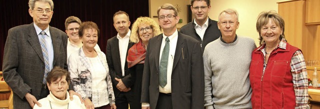Die Vorstandschaft setzt auf den neuen...nten Andr Wahl (Dritter von rechts).   | Foto: Bttner
