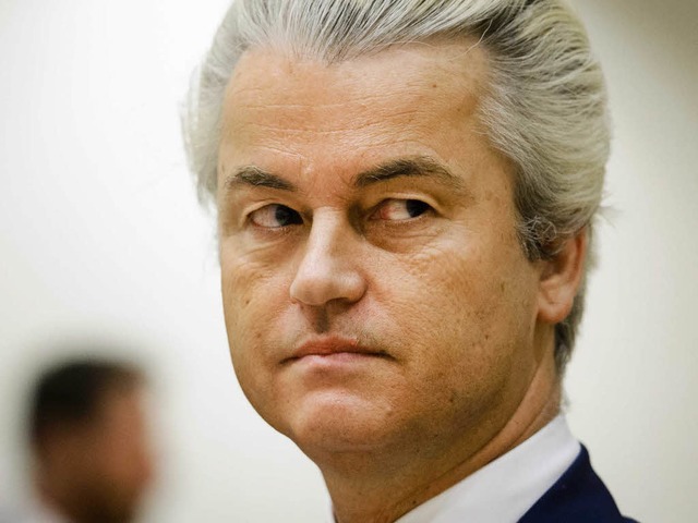 Hollands Rechtspopulist Geerd Wilders ... sozialer Medien Stimmung machen kann.  | Foto: dpa