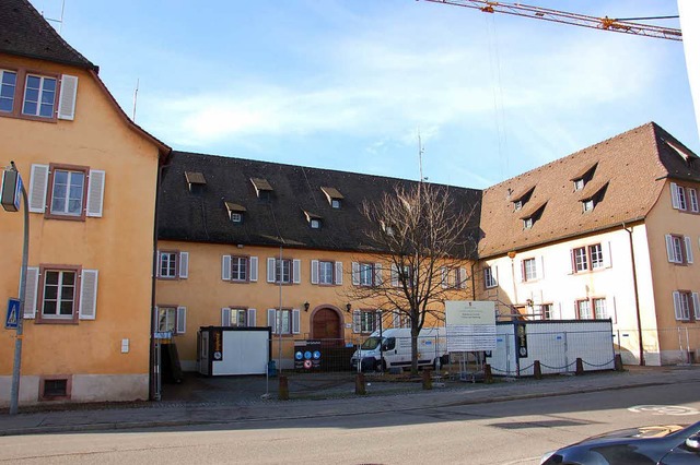 Die alte Polizeidirektion an der Weinbrennerstrae wird zum Revier umgebaut.  | Foto: Sabine Ehrentreich