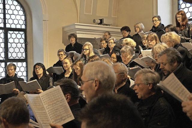 Liebfrauenchor Waldshut ldt zum Mitsingen im Jahr von Georg Friedrich Telemann