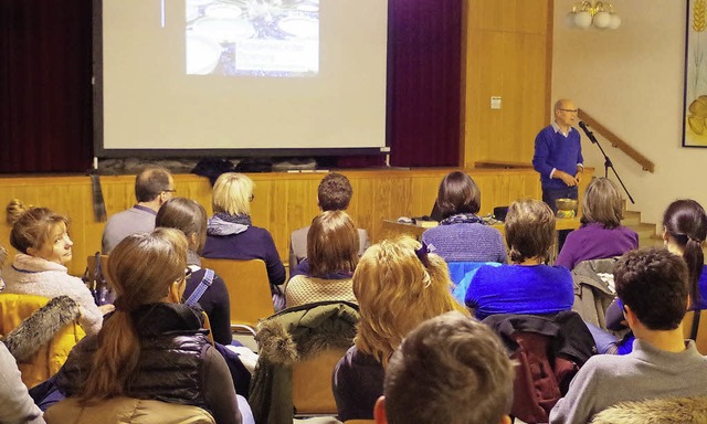 Mehr als 100 Besucher verfolgten das I...her Wolf-Melcher in Niederschopfheim.   | Foto: Veranstalter