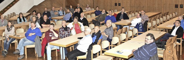 Interessiert hrten bei der zweiten Na...g rund 40 Schluchseer Hausbesitzer zu.  | Foto: Eva Korinth