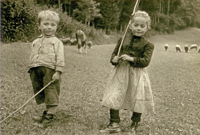 Die Autorin Julia Heinecke hat fr ihr...her Kindheit das Vieh hten mussten.   | Foto: vogtsbauernhof/Privat