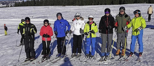 <BZ-FotoAnlauf>Skiclub Reichenbach:</B...nehmerinnen und Teilnehmer am Skikurs   | Foto: Privat