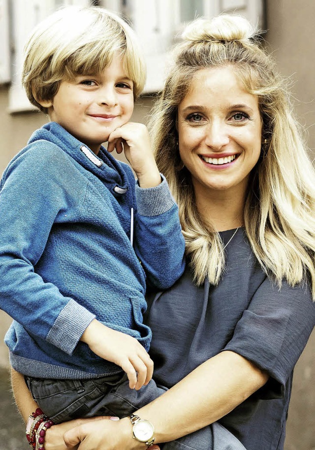 Christina Vssin und ihr Sohn Carlo   | Foto: PrIvat