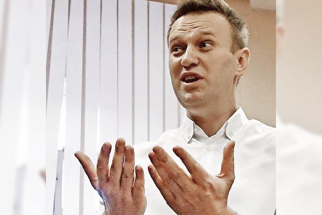 Oppositioneller Alexej Nawalny zu Bewährungsstrafe verurteilt