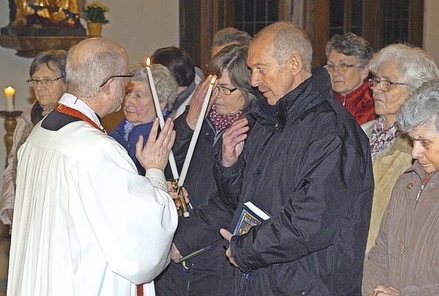 Die katholische Kirchengemeinde St. Bl...feierte das Fest ihres Kirchenpatrons.  | Foto: Jrgen Schweizer