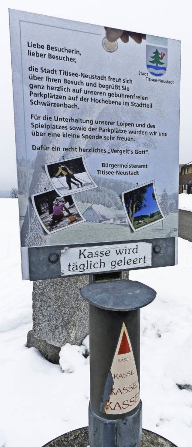 Ein Kässchen mit 450 Euro - Titisee-Neustadt - Badische Zeitung