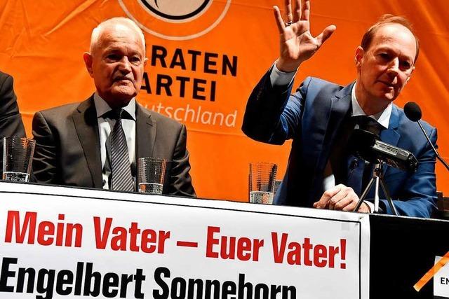 Sonneborn will seinen Vater als Bundespräsidenten