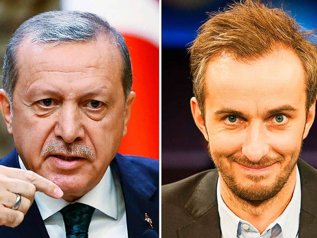 Erdogan und Bhmermann  | Foto: dpa