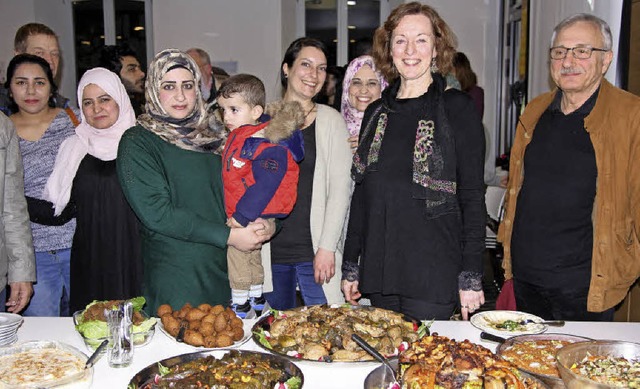 Begegnung mit der syrischen Kultur und...r &#8222;Alten Schule&#8220; in Wyhl.   | Foto: Ruth Seitz